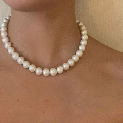 Japon AAAA - Collier élégant en perles d'imitation