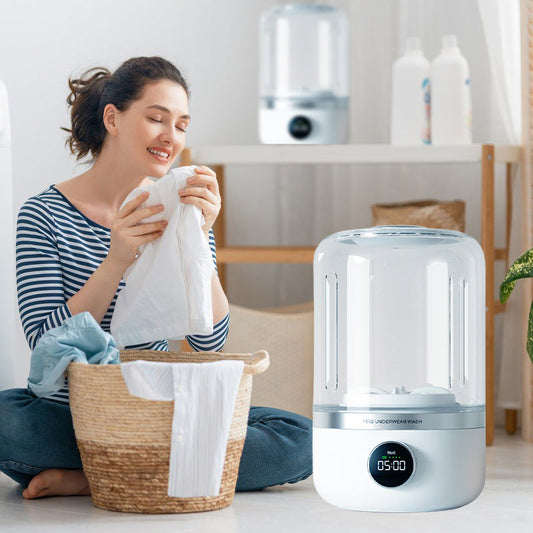 🔥Vente du dernier jour 50% DE RÉDUCTION😍 Mini machine à laver portable rechargeable pour sous-vêtements！