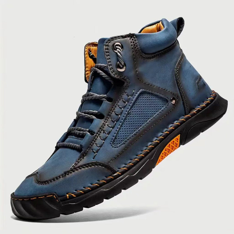 💥Chot Vente💥sylish cousue à la main Flat Sole Boots Men's 💥ultimate Comfort💥