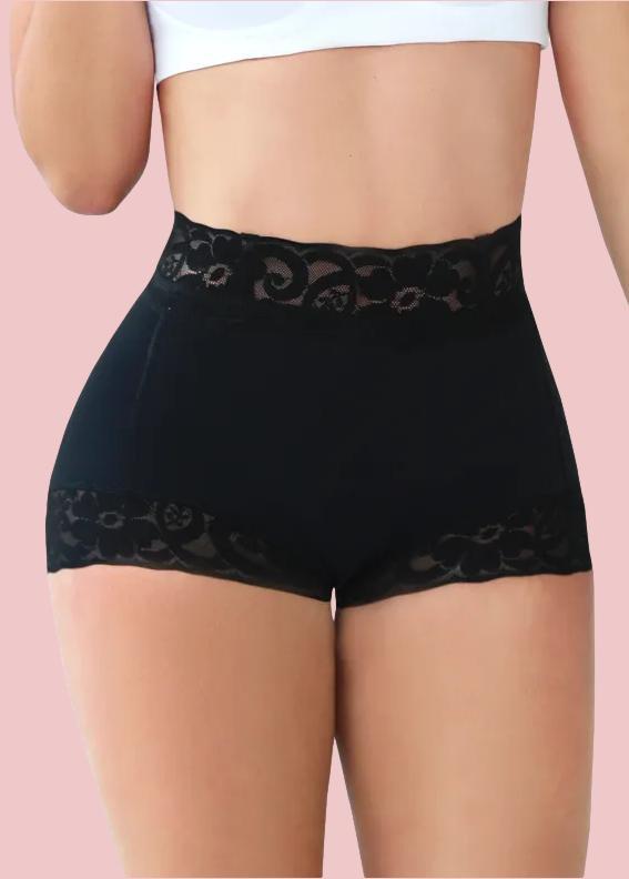 💓 Vente chaude ⇝ 💓 Women Lace Classic Daily Wear Body Shaper Butt Lifter Panty Slip lissant