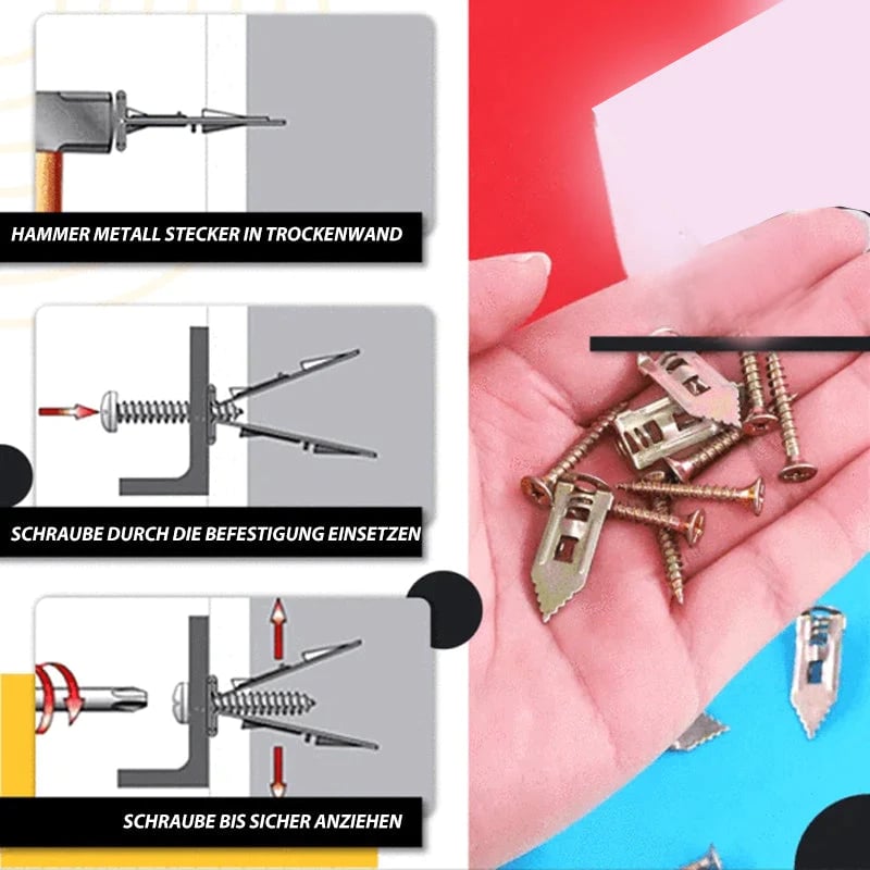 🔥Acheter 3 gratuit 2🔥Vis d'expansion auto-perceuses