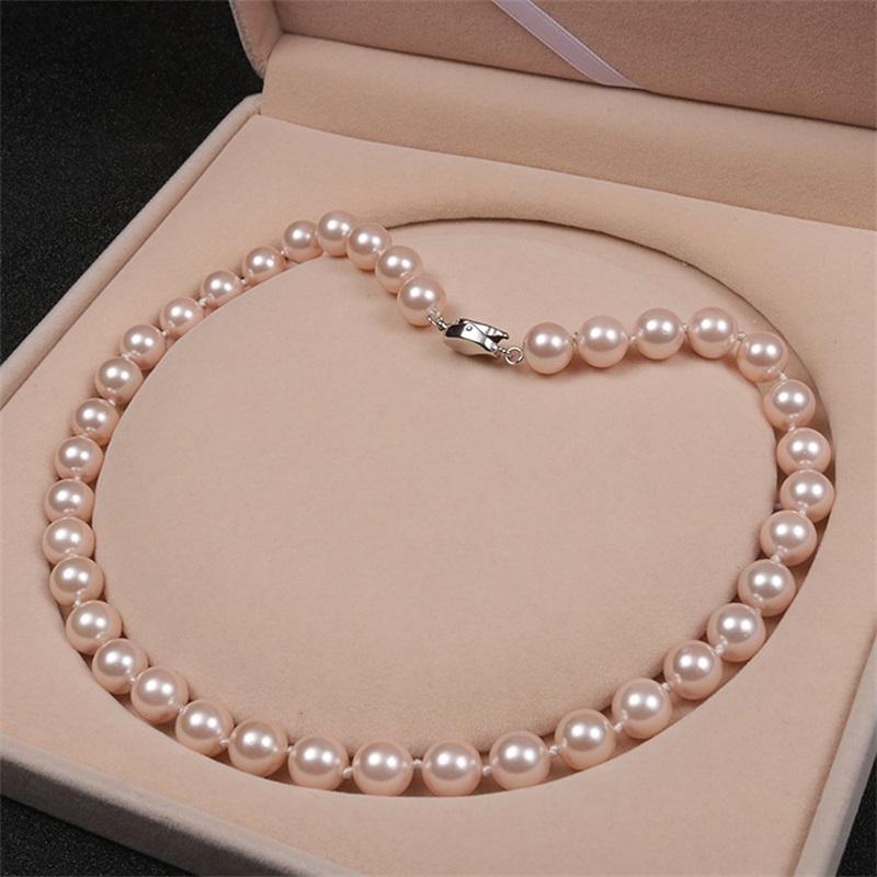 Japon AAAA - Collier élégant en perles d'imitation