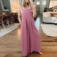 💝 Combinaison sans manches pour femmes avec jambes larges et poches