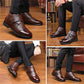 Bottes d'affaires chaudes en cuir pour hommes