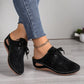🔥 Dernier jour Promotion🔥2024 Nouvelles femmes talon compensé moulé chaussures en cuir épais