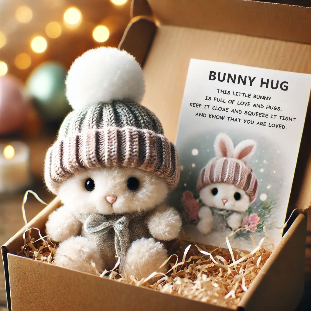 🎁 Fait main de haute qualité 🐇 Mini lapin super réaliste