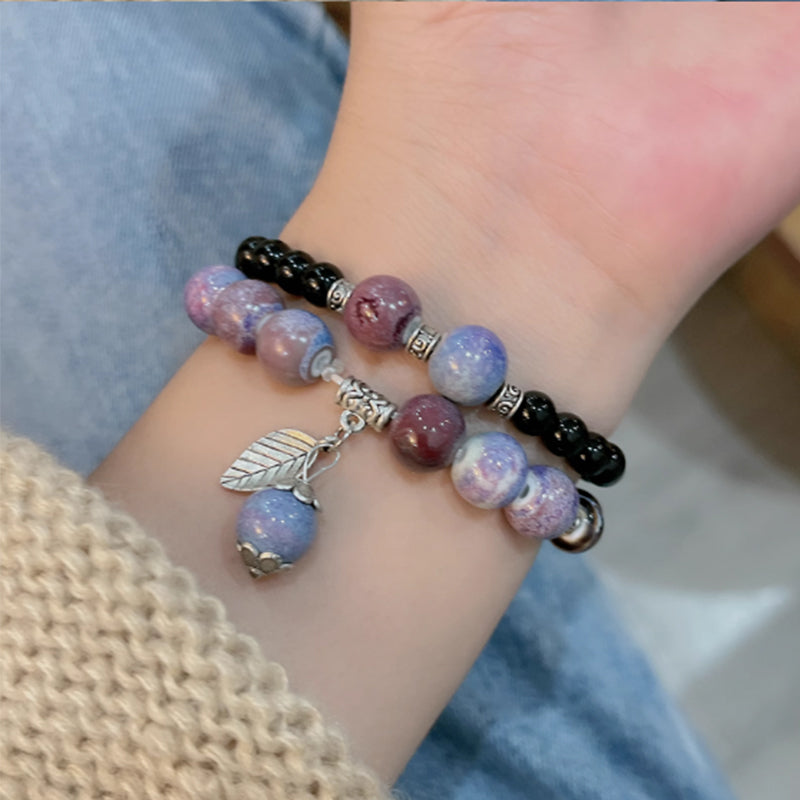 🔥Economisez jusqu'à [49%]!🤩 Bracelet vintage en perles de céramique