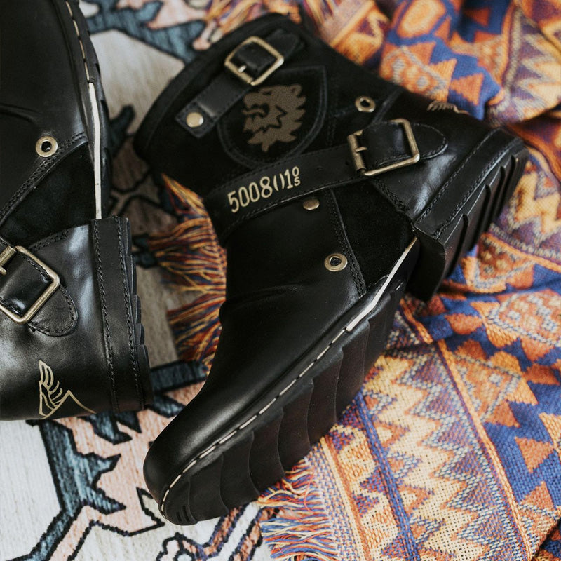 Meilleur cadeau - Bottes en cuir style cow-boy pour hommes