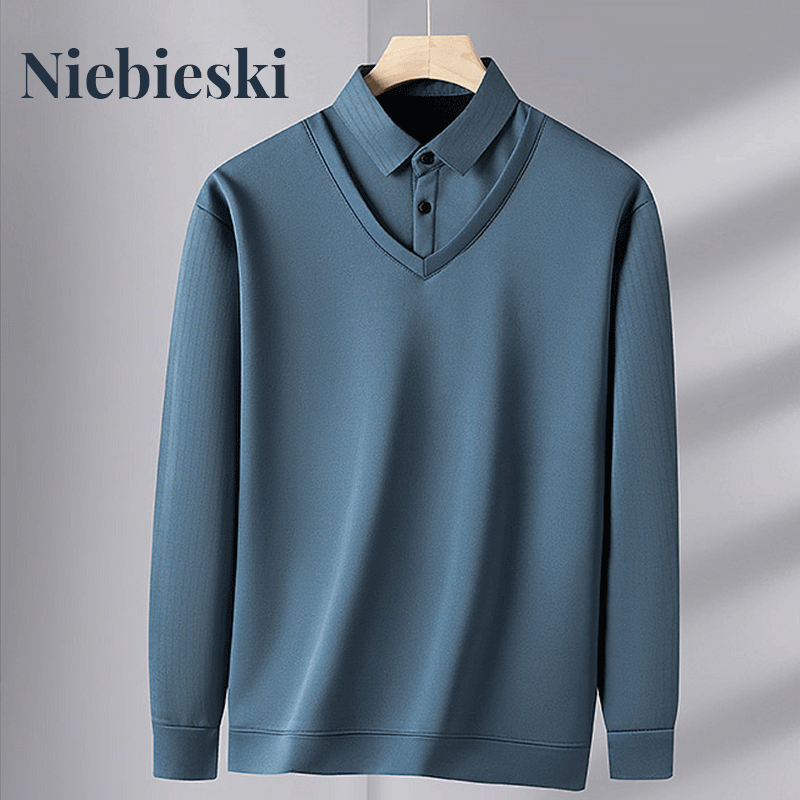 Chemise Chaude à Effet 2 Pièces pour Hommes
