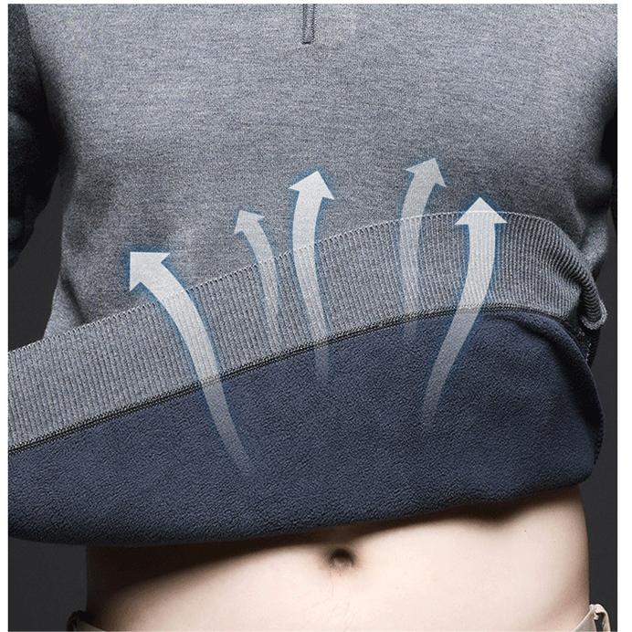 🧥🔥 Pull Matelassé à Revers Épais pour Homme – Chaud & Confortable avec Livraison Gratuite ✨
