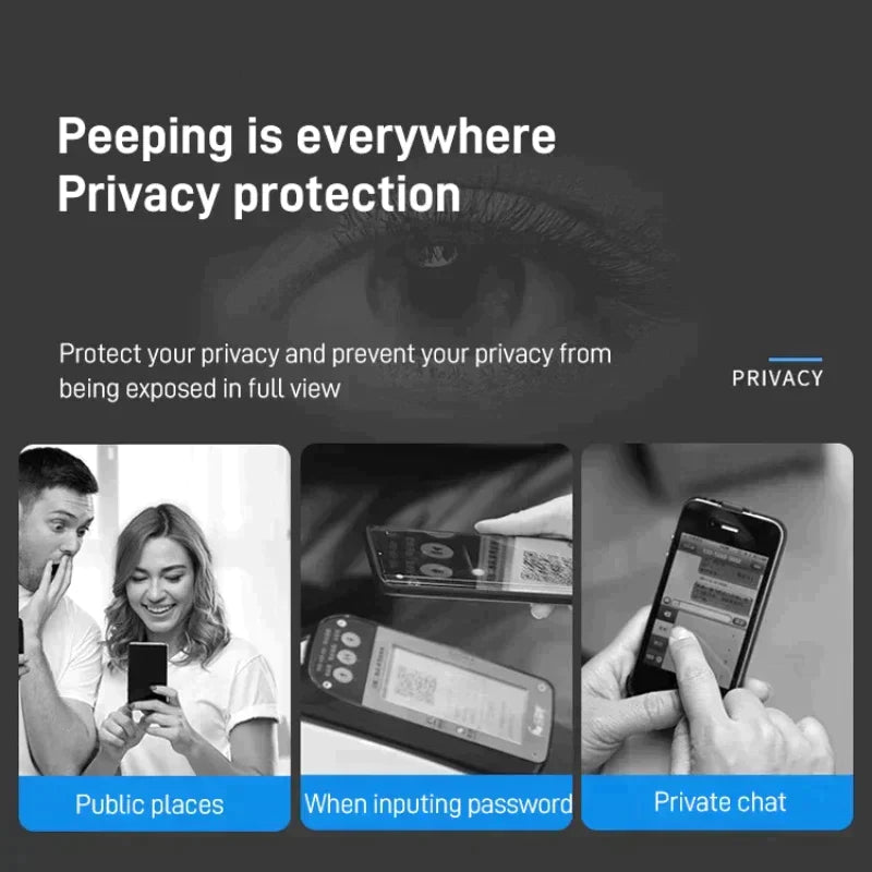 💥Achetez-en 1 et obtenez-en 2 gratuitement💥Protection d'écran en verre trempé pour iPhone - Peek-a-boo, protection des yeux✅
