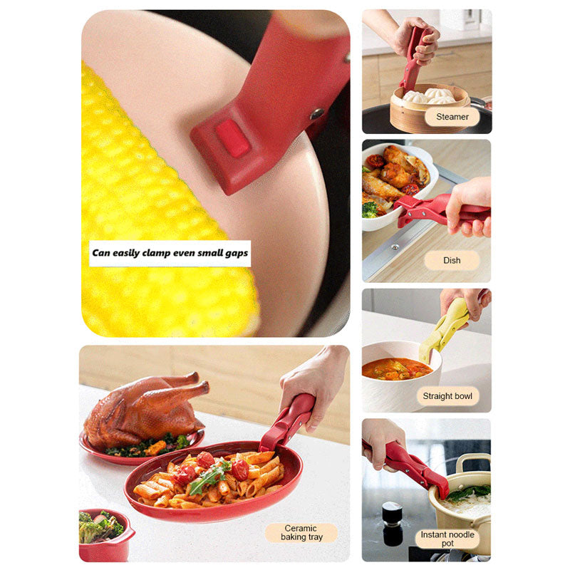 【Ventes directes d'usine: achetez 1 obtenez 1】💥Pince de Maintien Multi-Usage Anti-Brûlure pour Cuisine