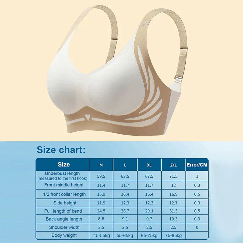 🔥Offre spéciale à durée limitée : achetez-en 1 et obtenez-en 2 offerts🎁Soutien-gorge Super Collect | Soutien-gorge push-up sans armatures👍Fini les seins tombants