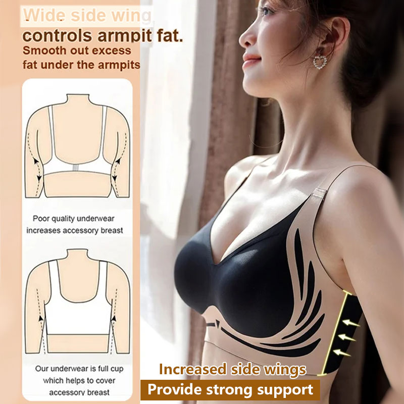 🔥Offre spéciale à durée limitée : achetez-en 1 et obtenez-en 2 offerts🎁Soutien-gorge Super Collect | Soutien-gorge push-up sans armatures👍Fini les seins tombants