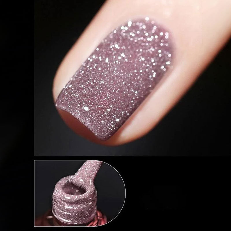 👍 2024 New Arrival💥 Gel de vernis à ongles à haute densité de paillettes