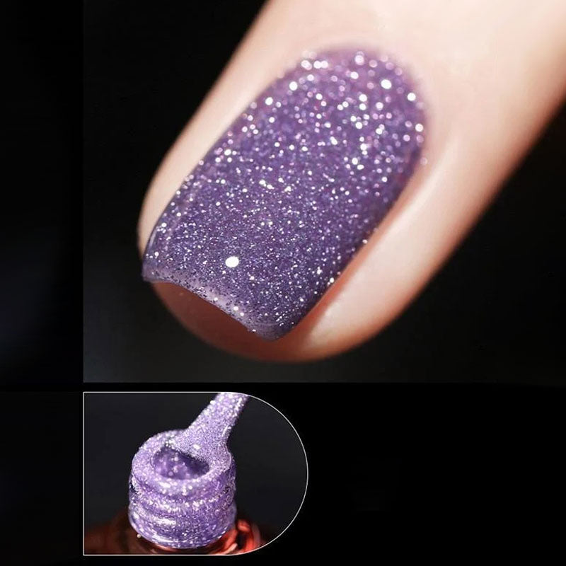 👍 2024 New Arrival💥 Gel de vernis à ongles à haute densité de paillettes