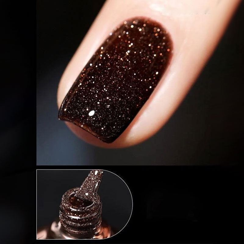 👍 2024 New Arrival💥 Gel de vernis à ongles à haute densité de paillettes