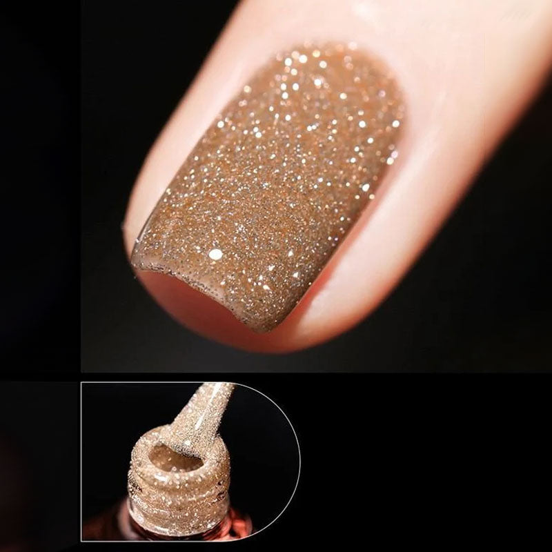 👍 2024 New Arrival💥 Gel de vernis à ongles à haute densité de paillettes