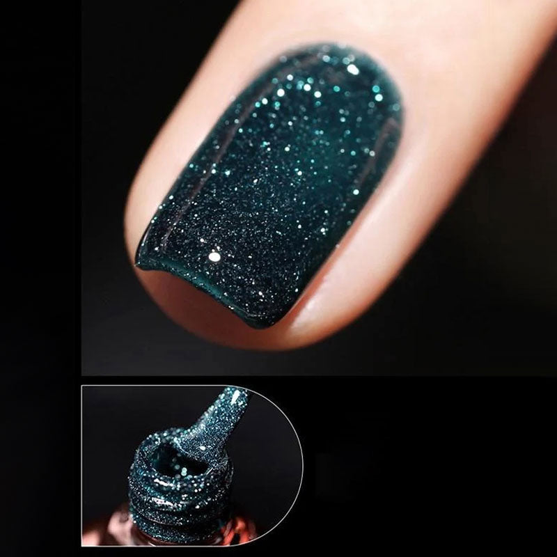 👍 2024 New Arrival💥 Gel de vernis à ongles à haute densité de paillettes