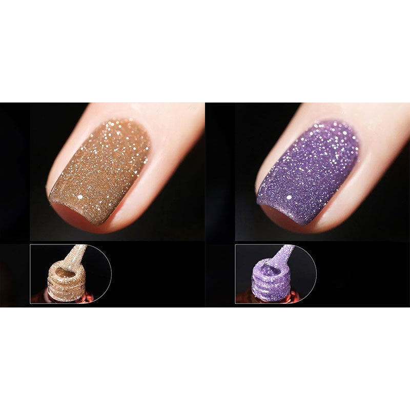 👍 2024 New Arrival💥 Gel de vernis à ongles à haute densité de paillettes