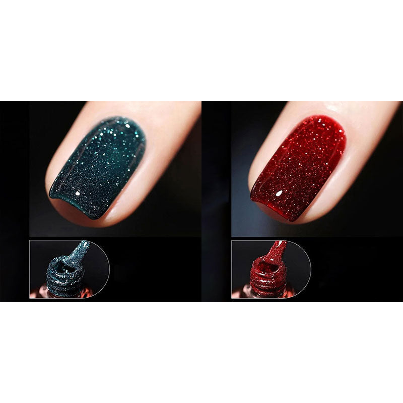 👍 2024 New Arrival💥 Gel de vernis à ongles à haute densité de paillettes