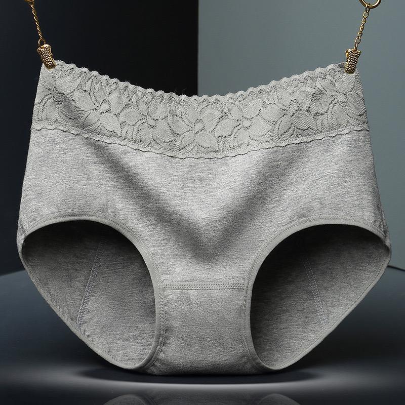Culottes anti-fuites menstruelles en coton ultra doux à taille haute pour femmes