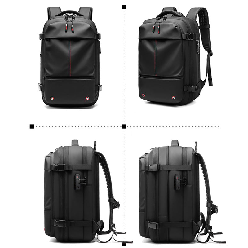 Sac à dos de voyage extensible à compression sous vide de 60 litres (Délai d'expédition : 3 à 4 jours)