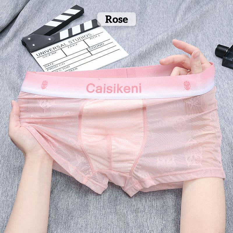 🎁Achetez-en 1 et obtenez-en 2 gratuitement🎁 Caleçon rafraîchissant et respirant pour hommes avec taille élastique