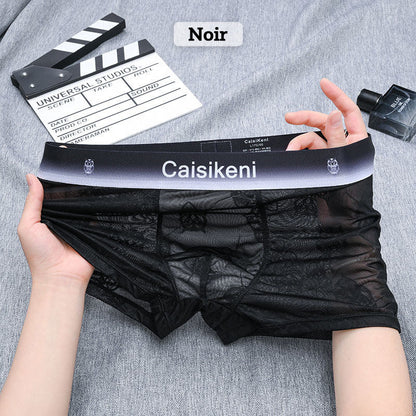 🎁Achetez-en 1 et obtenez-en 2 gratuitement🎁 Caleçon rafraîchissant et respirant pour hommes avec taille élastique