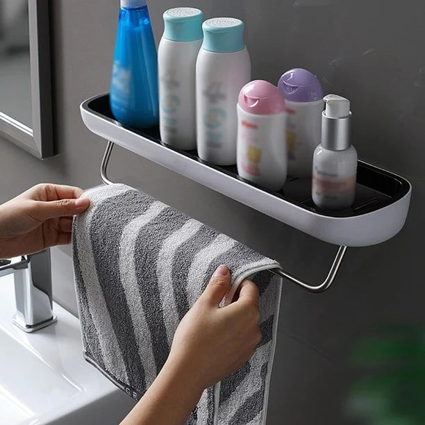 🎊Directement de l'usine 🎊⛄🚿 Étagère de rangement de salle de bain - aucun perçage requis
