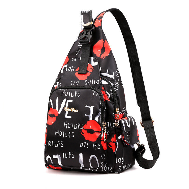 Sac à dos imprimé multifonctionnel, léger et imperméable