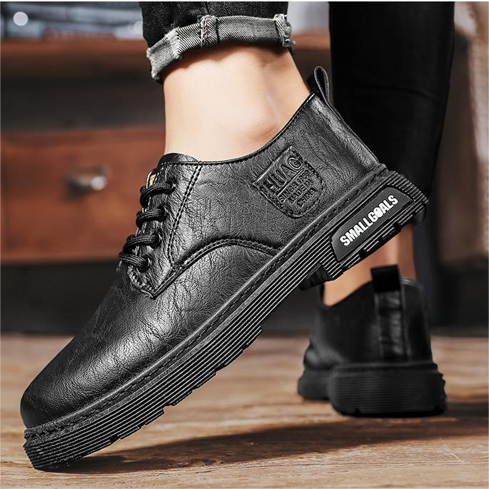 👞Chaussures en cuir décontractées pour hommes offrant un confort ultime - cadeau idéal