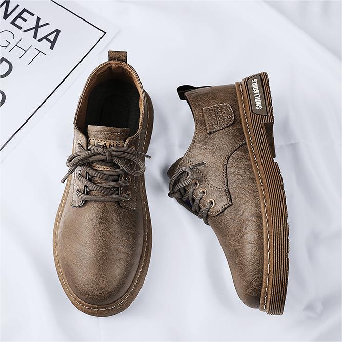 👞Chaussures en cuir décontractées pour hommes offrant un confort ultime - cadeau idéal