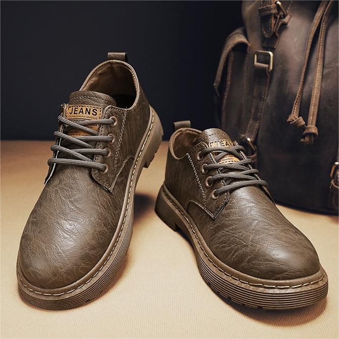 👞Chaussures en cuir décontractées pour hommes offrant un confort ultime - cadeau idéal