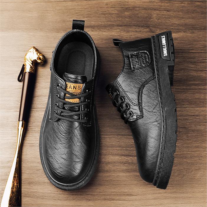 👞Chaussures en cuir décontractées pour hommes offrant un confort ultime - cadeau idéal