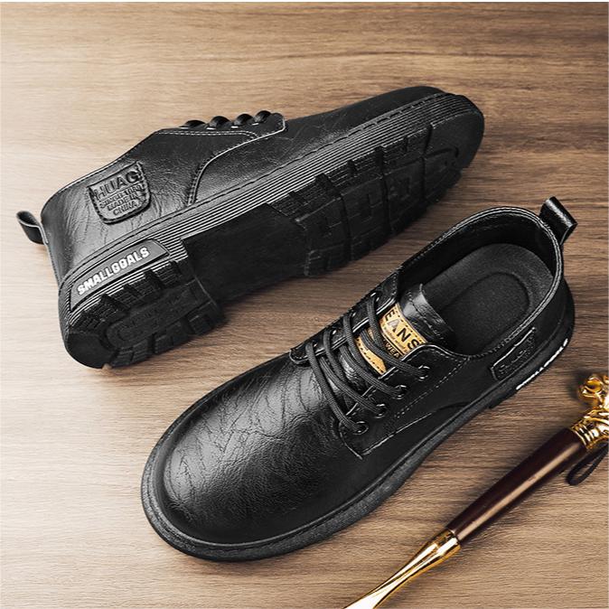 👞Chaussures en cuir décontractées pour hommes offrant un confort ultime - cadeau idéal
