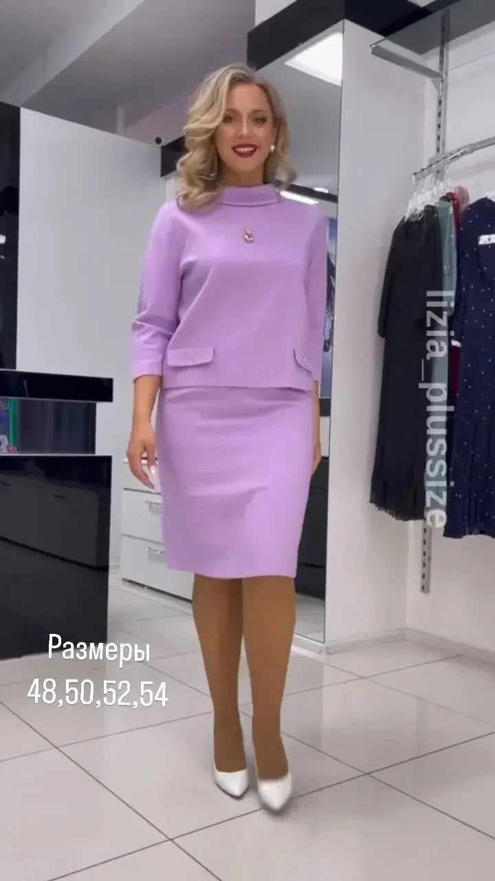 Ensemble élégant et tendance pour femmes - vêtements d'automne et d'hiver