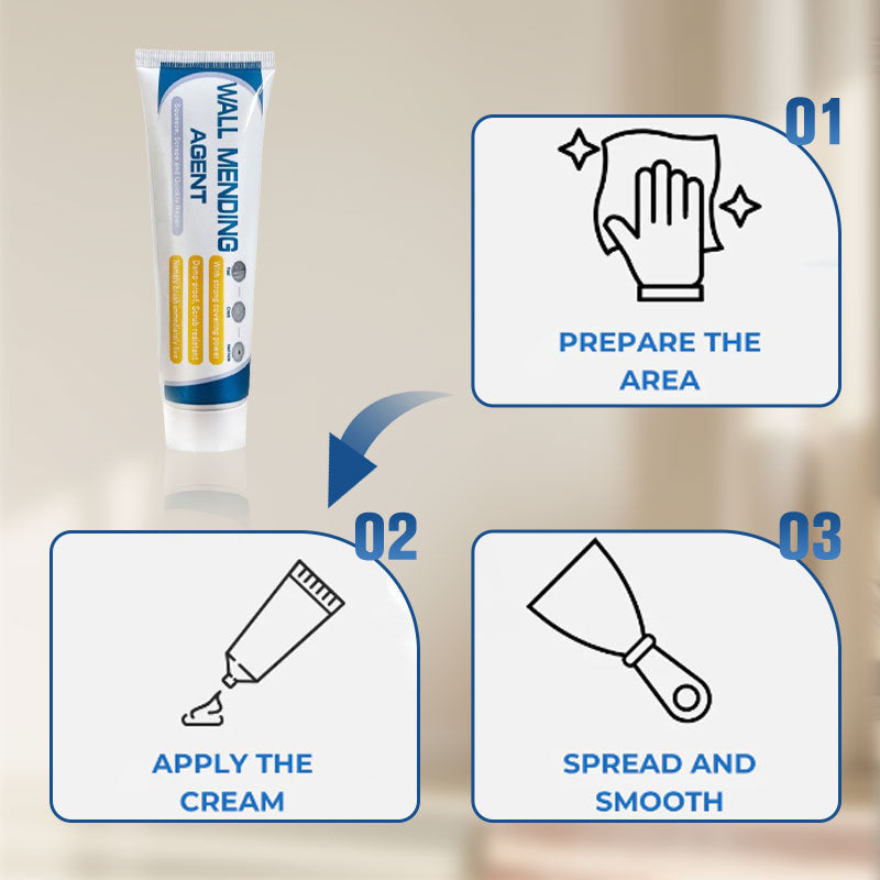 Kit de réparation de cloisons sèches efficace avec grattoir