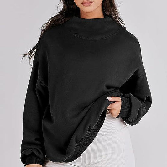 💝 Vente de Noël à moitié prix 💖Sweatshirt à manches longues et à col rond pour femmes