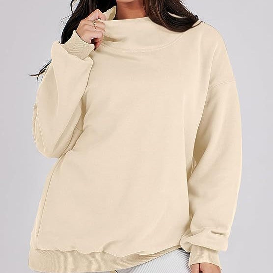 💝 Vente de Noël à moitié prix 💖Sweatshirt à manches longues et à col rond pour femmes