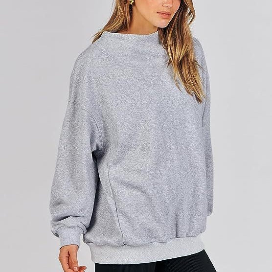💝 Vente de Noël à moitié prix 💖Sweatshirt à manches longues et à col rond pour femmes