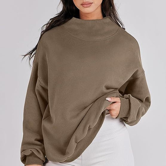 💝 Vente de Noël à moitié prix 💖Sweatshirt à manches longues et à col rond pour femmes