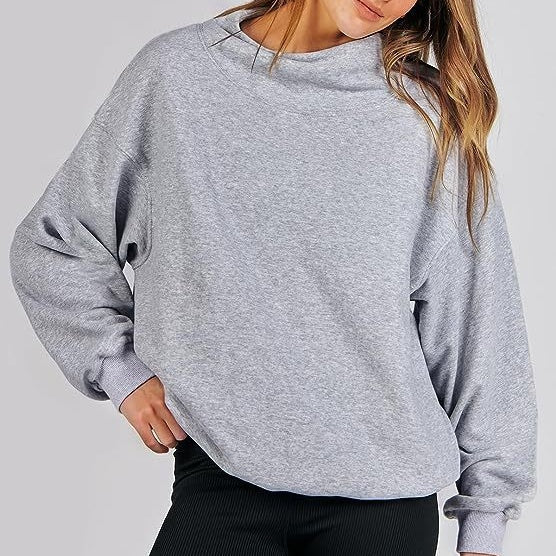 💝 Vente de Noël à moitié prix 💖Sweatshirt à manches longues et à col rond pour femmes