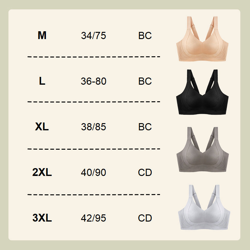 ✨VENTE CHAUDE 49% de réduction✨Soutien-gorge push-up sans armatures, non marquant et doux pour la peau