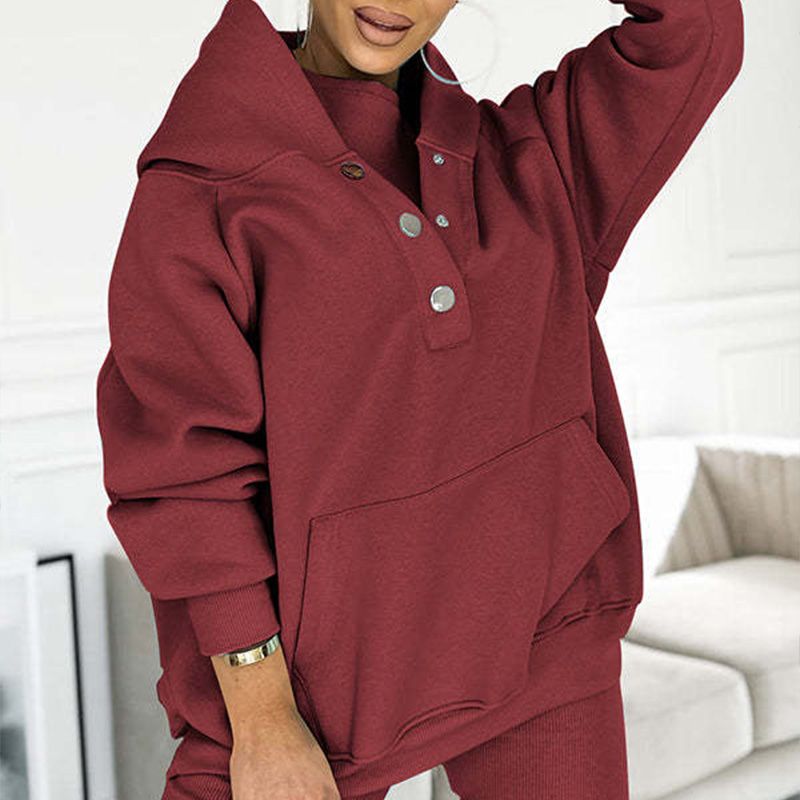 👚 50% DE RÉDUCTION ! 🏃‍♀️ Ensemble Sport 3 pièces Femme (Pull Capuche + Gilet + Pantalon) - Confortable et Tendance pour Quotidien ou Sport 2025 ✨📦