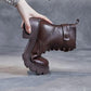 Bottes Orthopédiques en Cuir pour Femmes - Un Cadeau Élégant pour Chaque Occasion ! 👢💖
