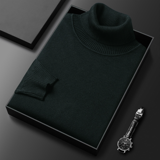 ✨Nouvel Arrivage✨ Pull en cachemire Premium de couleur unie pour hommes - Achetez-en deux et bénéficiez de la livraison gratuite