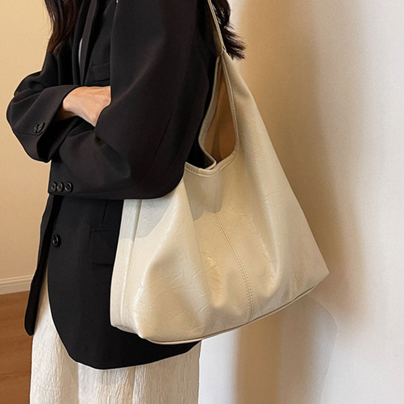 Sac fourre-tout souple chic vintage pour femme