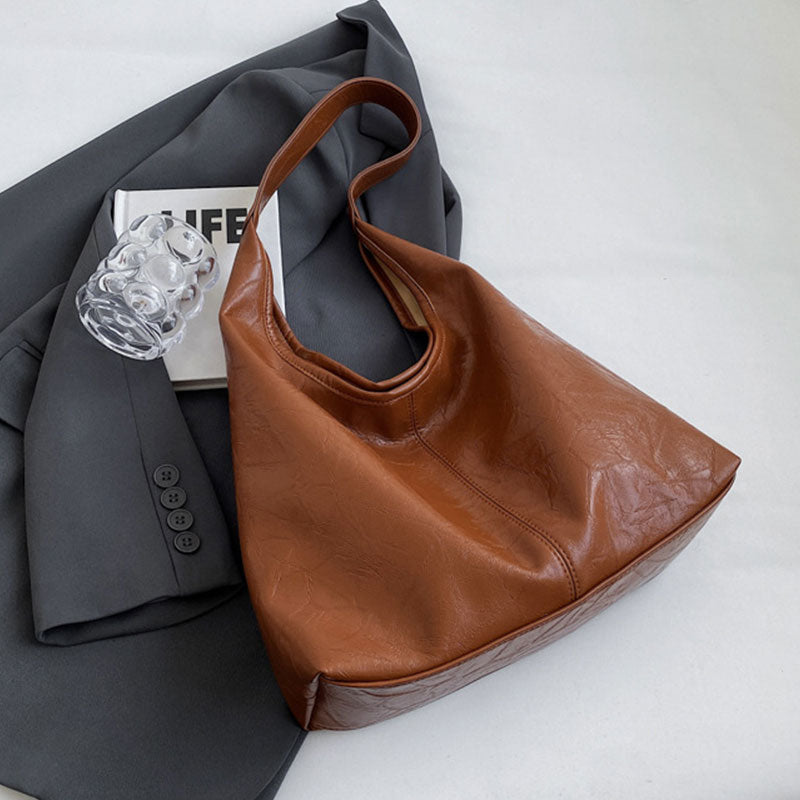 Sac fourre-tout souple chic vintage pour femme