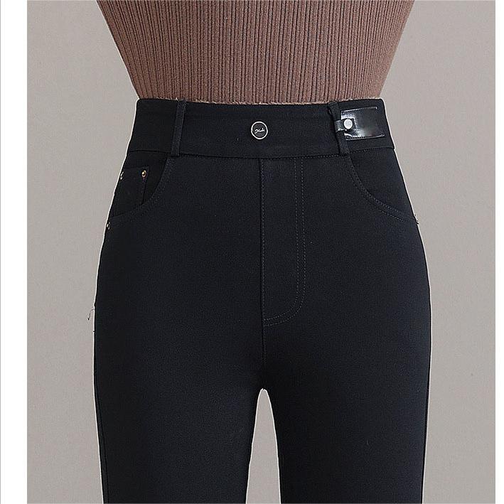 🔥2024 Black Friday Sale - 49% de réduction🔥Femmes Taille Haute Slim Etirer Jeans Tubulaires Chauds